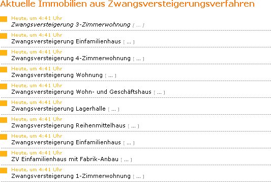 RSS-Feed anzeige