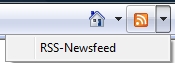 RSS Ikon in Adressleiste