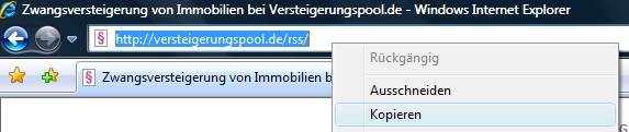 Adresse ausschneiden